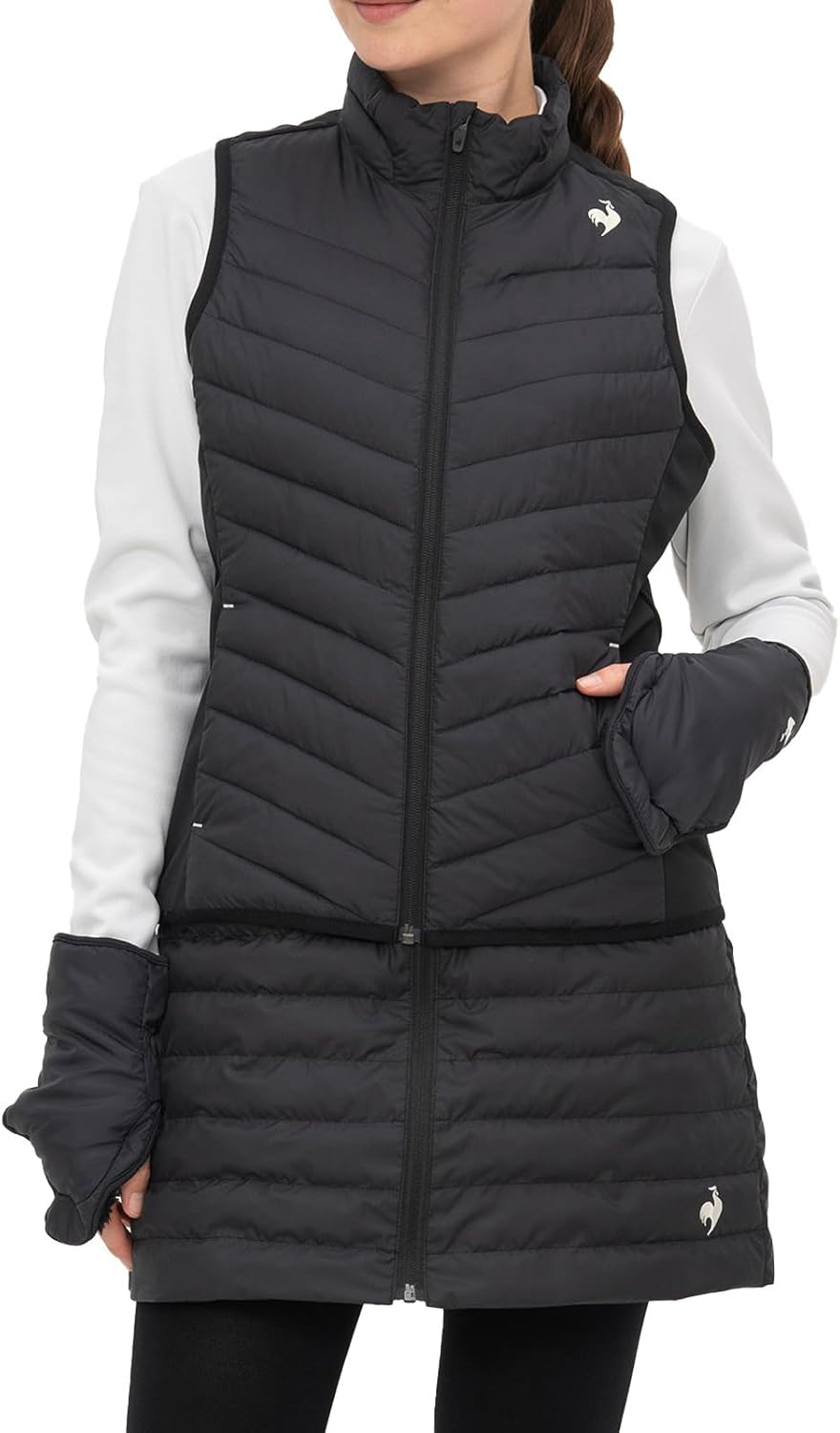 Amazon | パディングベスト LN4FVE50L_BK00_M | アクティブベスト 通販